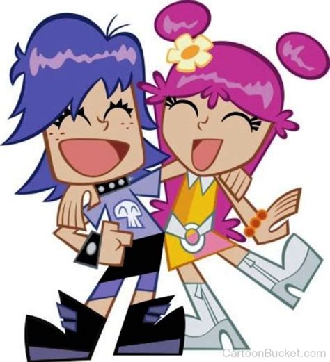 ami and yumi cartoon|yumi and ami hair.